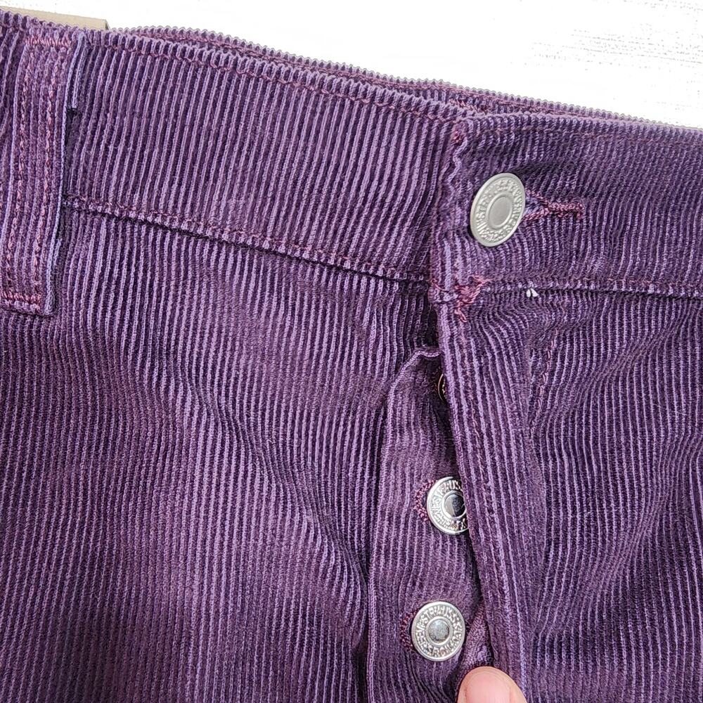 Levi's Icon corduroy skirt W33''x L15'' NWT-button fly - Picture 6 of 8